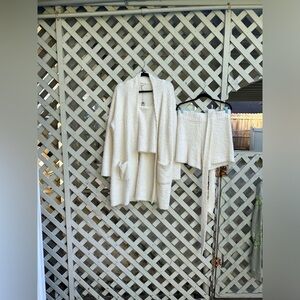 Skims 3 piece fuzzy lounge set